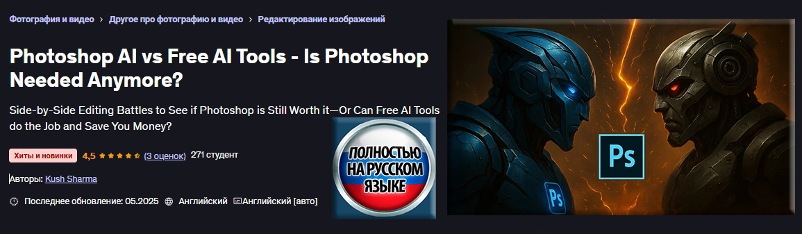 Фотощоп ИИ против (Заставка)