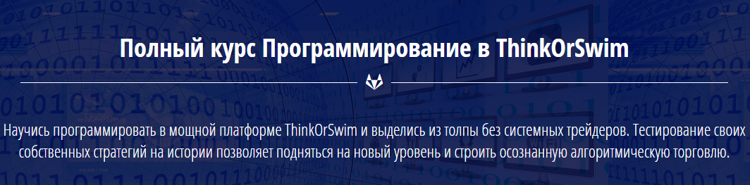 Павел Кашинский - Программирование ThinkOrSwim