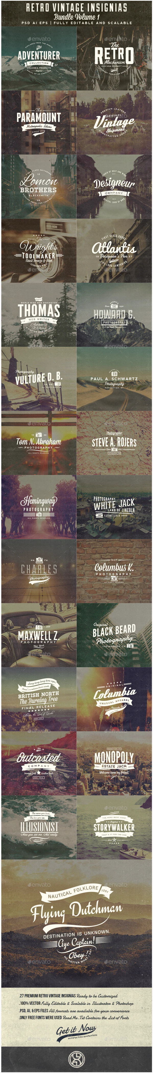 Screenshot_2020-12-14 27 Retro Vintage Insignias Bundle Volume 1